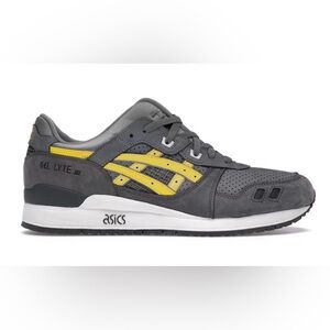 Kith ASICS Gray and Yellow Sneakers